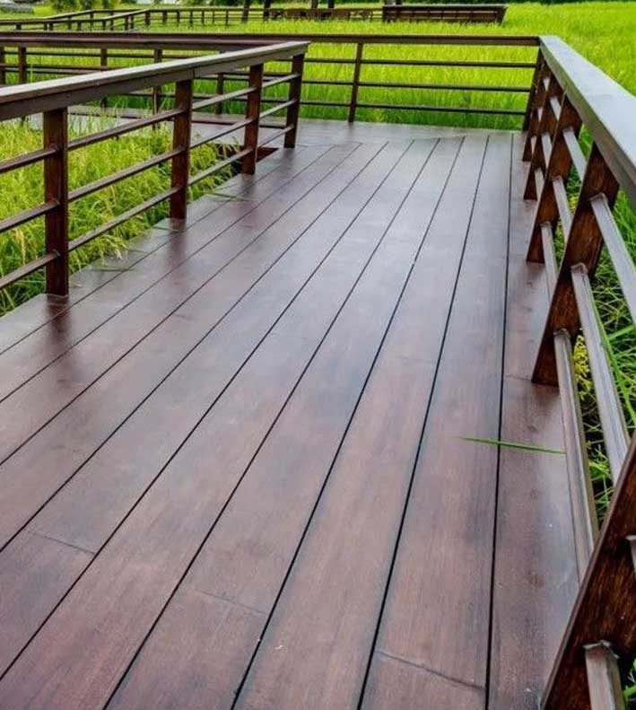 Primoplank Boardwalk Series Thermally Modified Wood Carbonized Wood